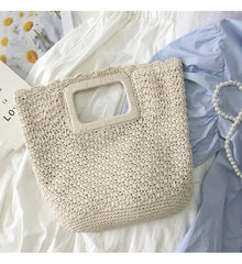 Women’s Harajuku Style Cotton Top Handle Tote Bag for Boho Everyday Style & Gifts