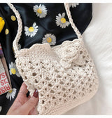 Women’s Floral Crochet Mini Purse Crossbody Bag for Boho Everyday Style & Gifts