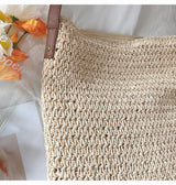 Women’s Straw Woven Retro Shoulder Bag Tote Bag for Beach, Vacation & Summer Outfits