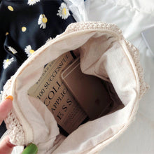 Women’s Retro Artsy Twist Cotton Knitted Bag Shoulder Bag for Boho Everyday Style & Gifts