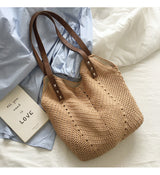 Women’s Retro Cotton Knitted Shoulder Bag for Boho Everyday Style & Gifts