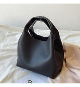 Women’s Soft Leather Bucket Shoulder Bag for Everyday City Outfits