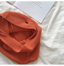 Women’s Crochet Cotton Retro Style Knit Handbag Shoulder Bag for Boho Everyday Style & Gifts