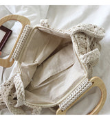 Women’s Artsy Shell Shaped Cotton Shoulder Bag Purse for Boho Everyday Style & Gifts