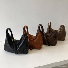 Grand sac hobo souple en cuir vegan, cabas à épaule zippé pour femme