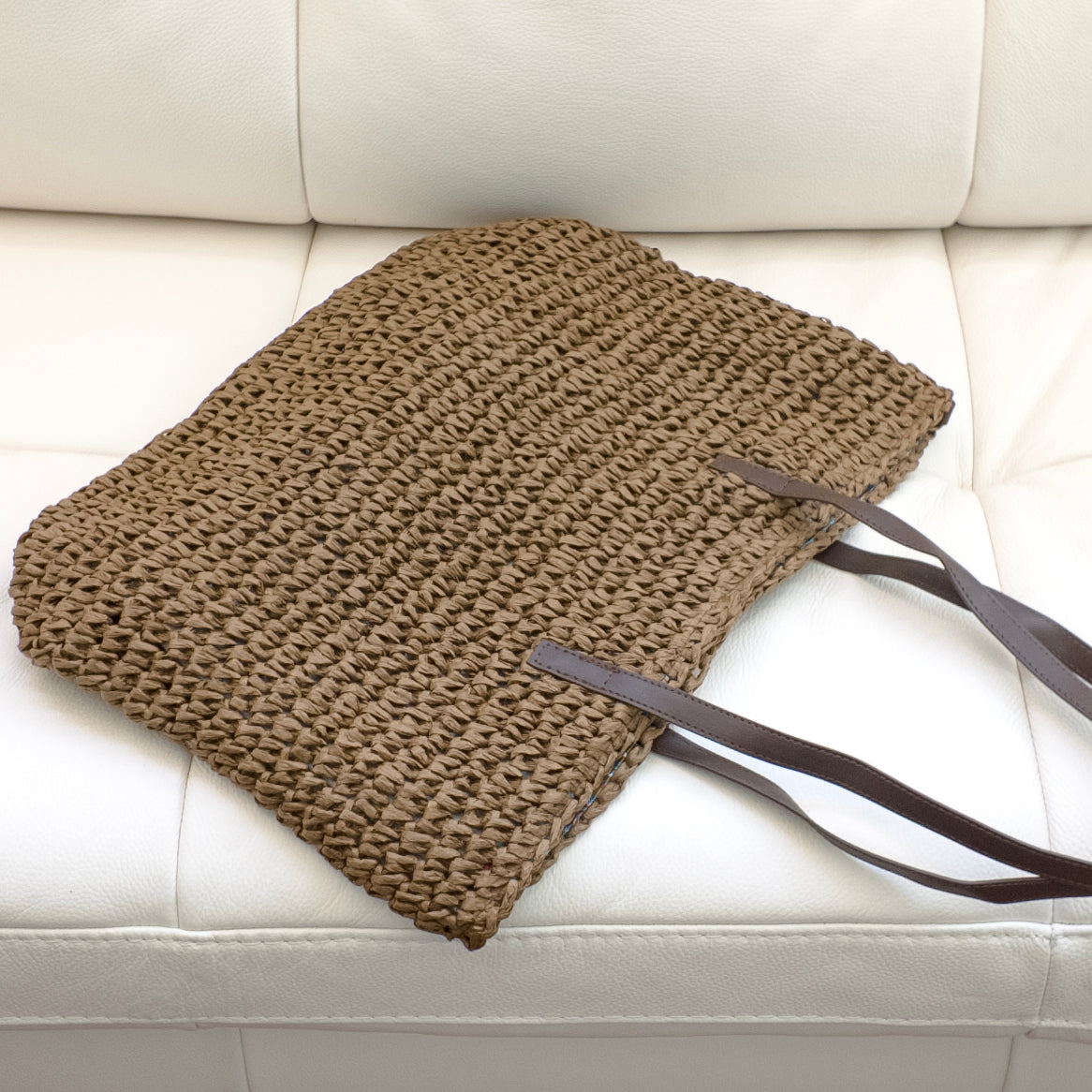Women’s Large Straw Woven Summer Tote Bag for Beach, Vacation & Summer Outfits