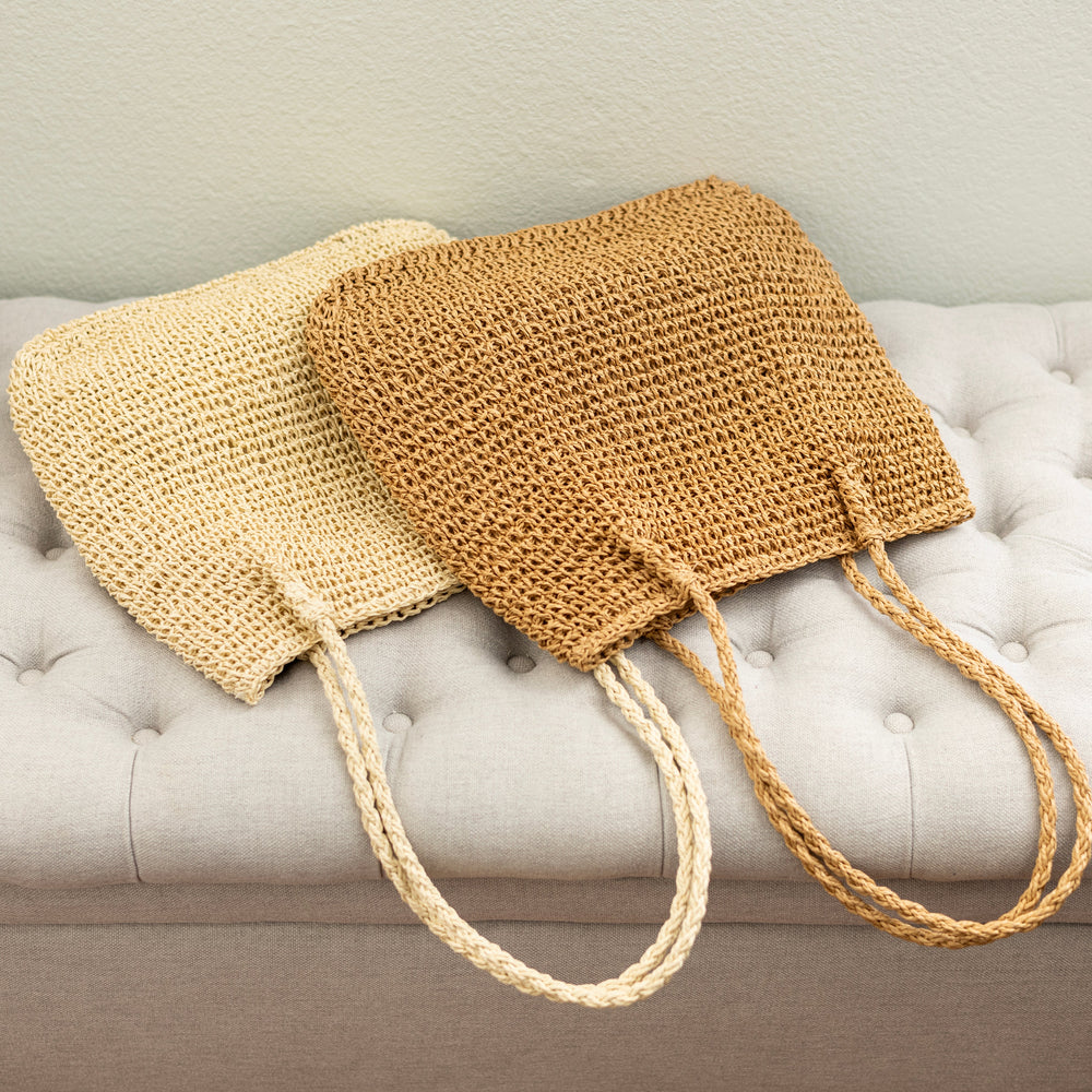Women’s Straw Woven Tote for Beach, Vacation & Summer Outfits