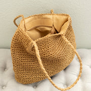 Women’s Straw Woven Tote for Beach, Vacation & Summer Outfits