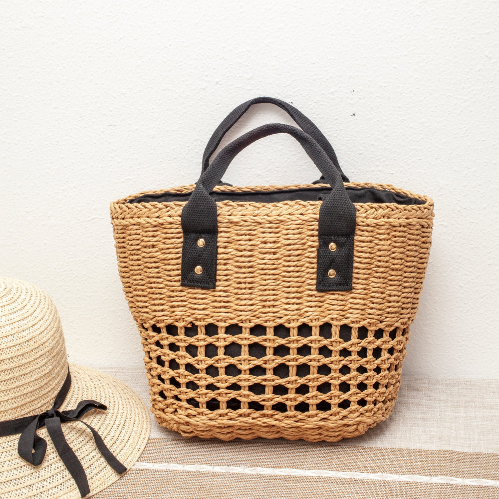 Women’s Straw Summer Beach Basket Tote for Beach, Vacation & Summer Outfits