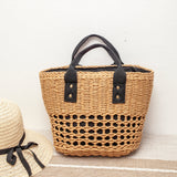 Women’s Straw Summer Beach Basket Tote for Beach, Vacation & Summer Outfits