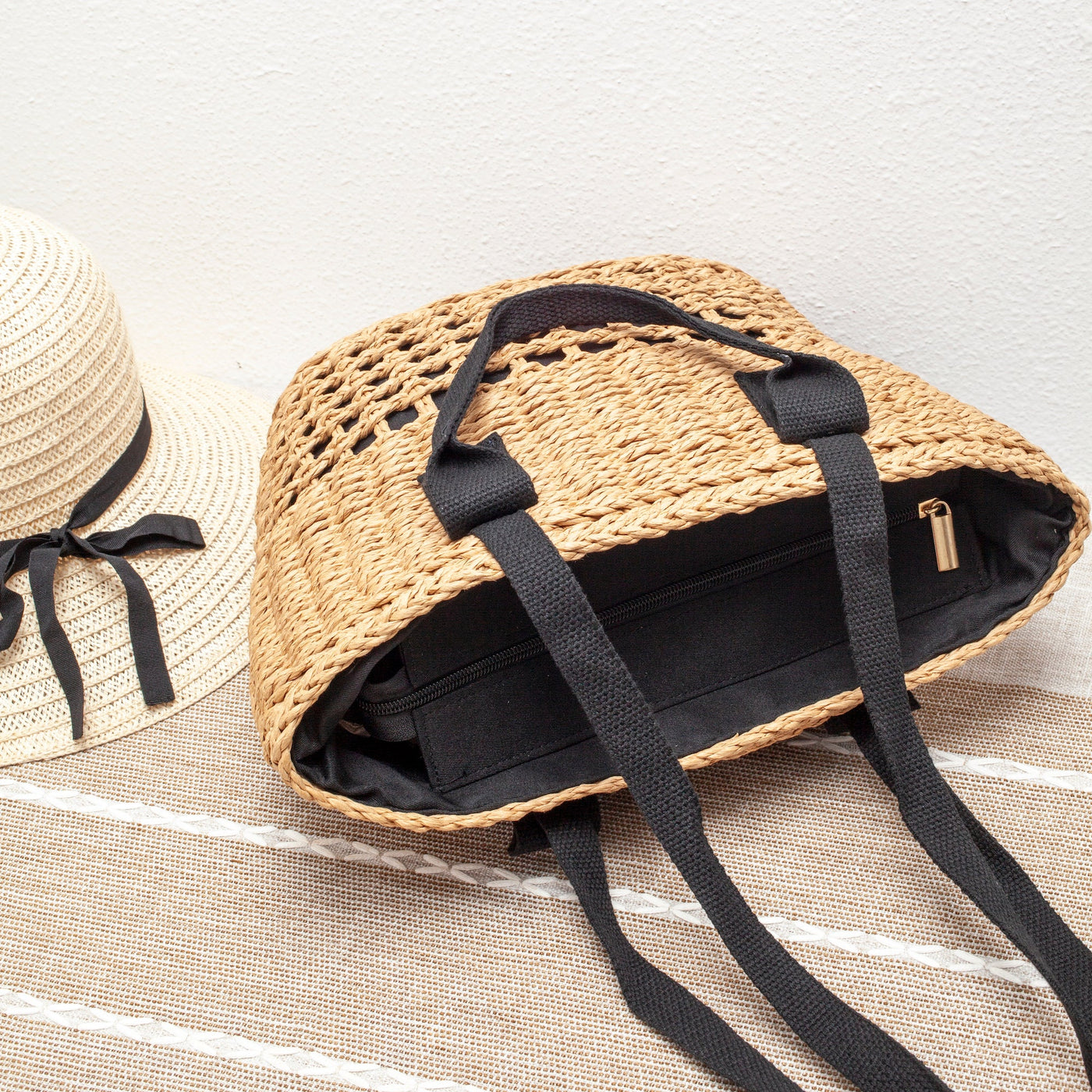 Women’s Straw Summer Beach Basket Tote for Beach, Vacation & Summer Outfits