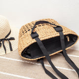Women’s Straw Summer Beach Basket Tote for Beach, Vacation & Summer Outfits