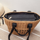 Women’s Straw Summer Beach Basket Tote for Beach, Vacation & Summer Outfits