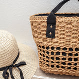 Women’s Straw Summer Beach Basket Tote for Beach, Vacation & Summer Outfits