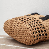Women’s Straw Summer Beach Basket Tote for Beach, Vacation & Summer Outfits