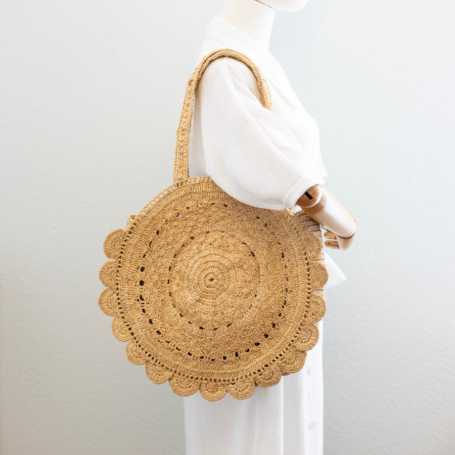 Women’s Soft Raffia Woven Summer Straw Shoulder Bag for Beach, Vacation & Summer Outfits