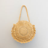 Women’s Soft Raffia Woven Summer Straw Shoulder Bag for Beach, Vacation & Summer Outfits