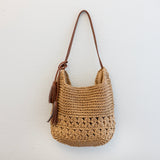 Women’s Straw Woven Tote for Beach, Vacation & Summer Outfits