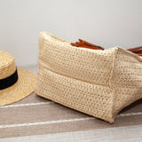 Women’s Straw Woven Tote With Tassel for Beach, Vacation & Summer Outfits