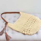 Women’s Straw Woven Tote for Beach, Vacation & Summer Outfits