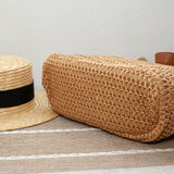 Women’s Large Straw Tote for Beach, Vacation & Summer Outfits