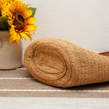 Women’s Straw Summer Basket Tote Bag for Beach, Vacation & Summer Outfits