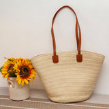Women’s Straw Summer Basket Tote Bag for Beach, Vacation & Summer Outfits