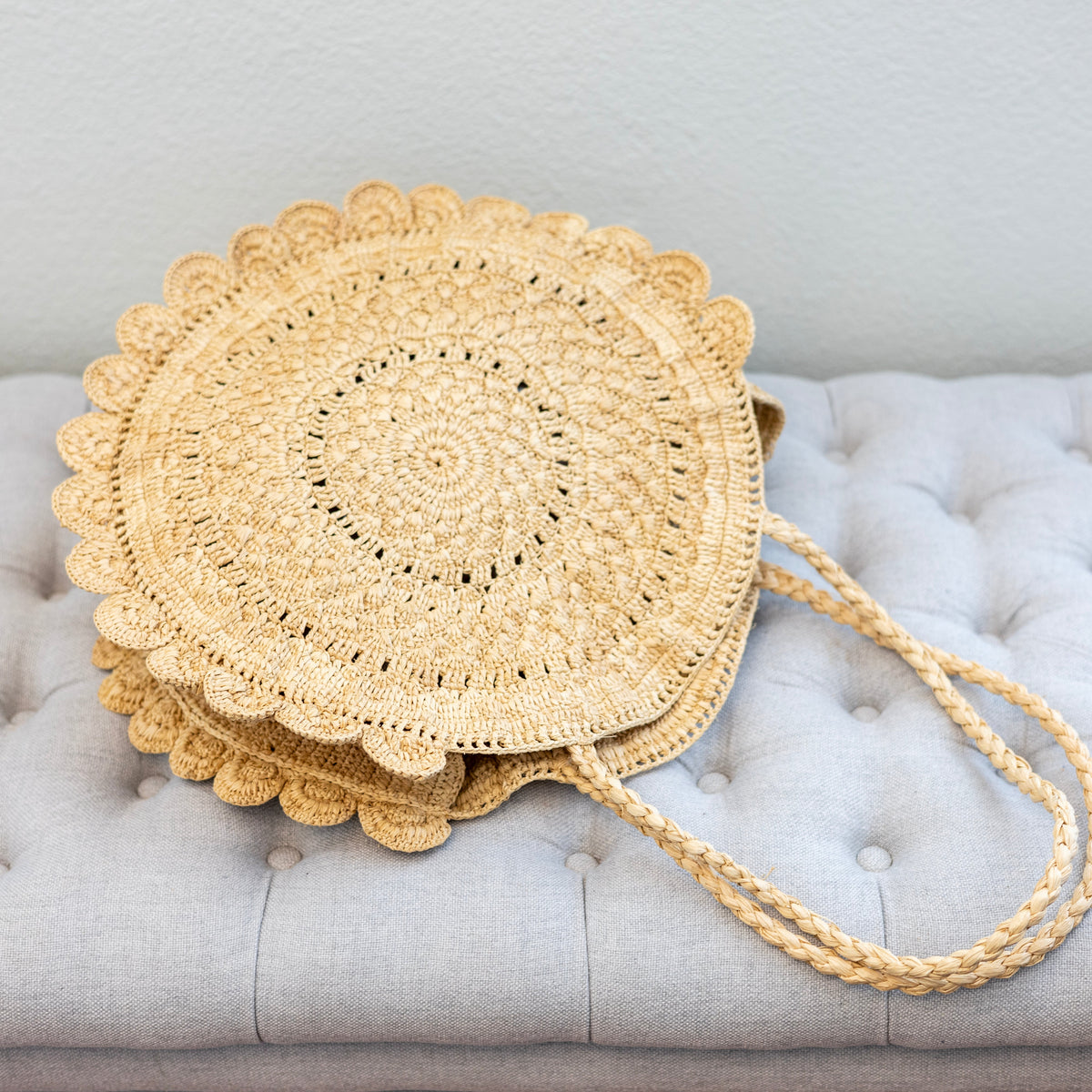 Women’s Soft Raffia Woven Summer Straw Shoulder Bag for Beach, Vacation & Summer Outfits