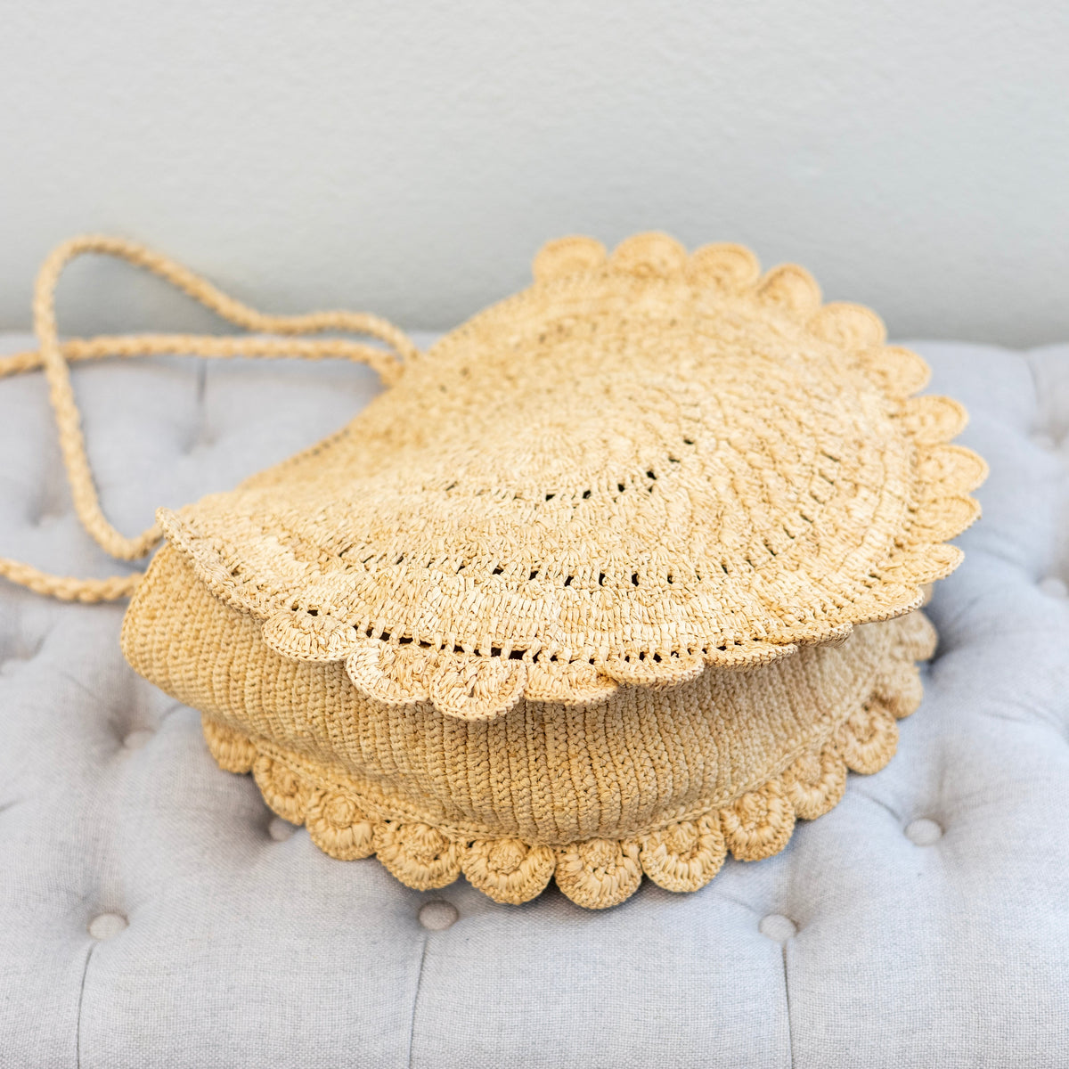 Women’s Soft Raffia Woven Summer Straw Shoulder Bag for Beach, Vacation & Summer Outfits
