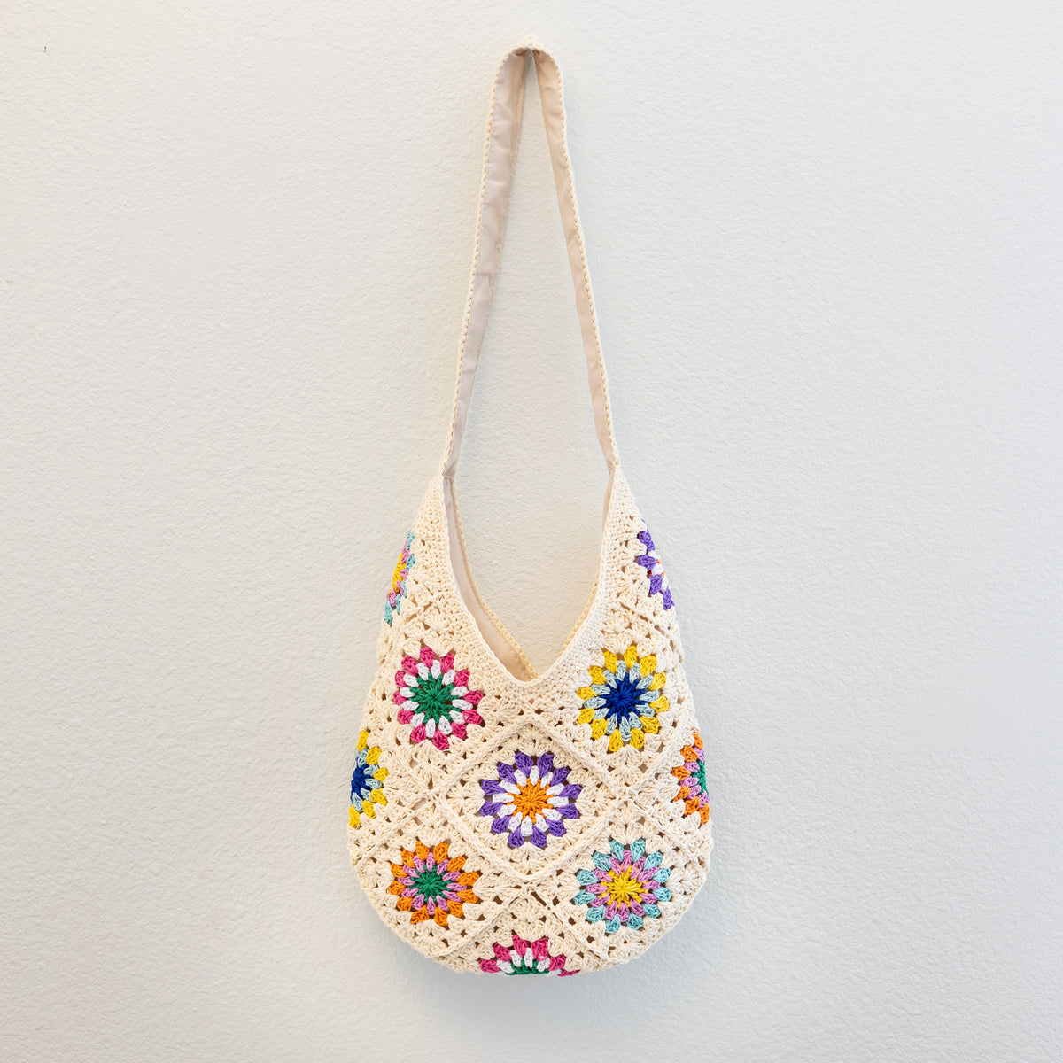 Women’s Boho Crochet Shoulder Bag Purse for Boho Everyday Style & Gifts
