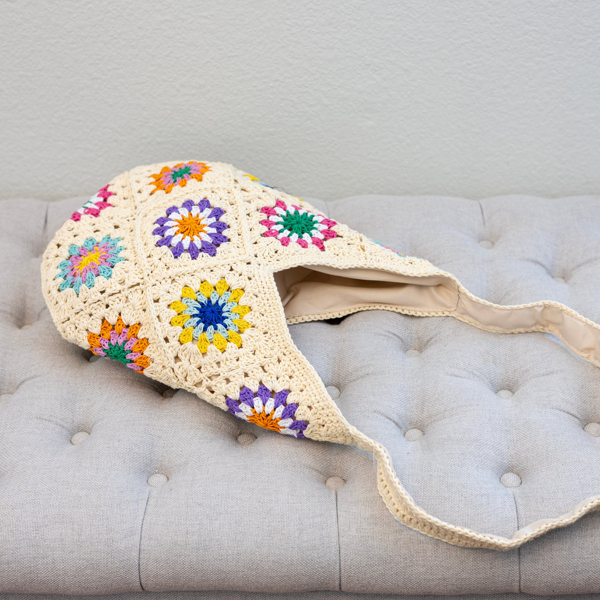 Women’s Boho Crochet Shoulder Bag Purse for Boho Everyday Style & Gifts