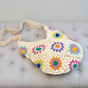 Women’s Boho Crochet Shoulder Bag Purse for Boho Everyday Style & Gifts