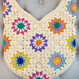 Women’s Boho Crochet Shoulder Bag Purse for Boho Everyday Style & Gifts