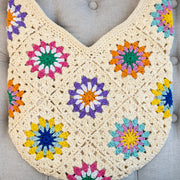 Women’s Boho Crochet Shoulder Bag Purse for Boho Everyday Style & Gifts