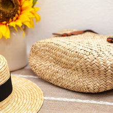 Handgemachte Stroh-Rattankorb-Tragetasche für Strand, Urlaub & Sommer-Outfits für Damen