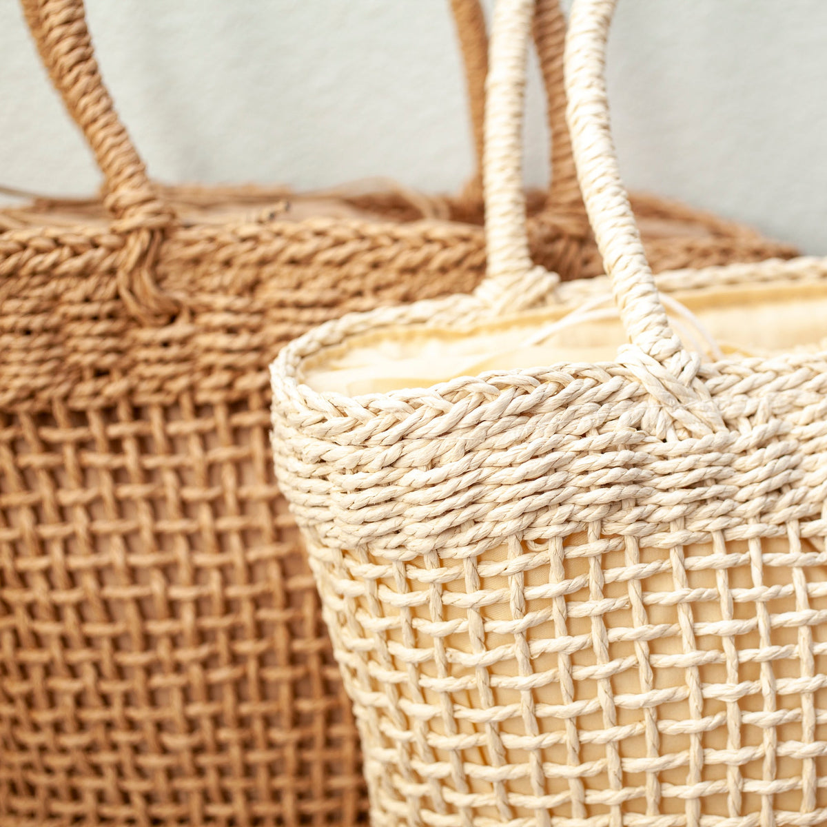 Women’s Straw Basket Beach Tote Bag for Beach, Vacation & Summer Outfits