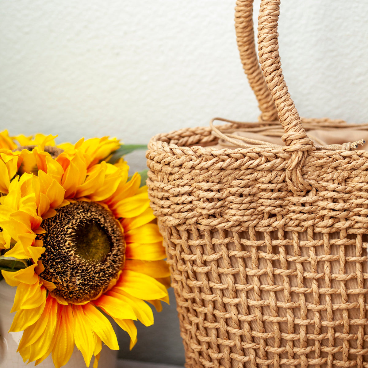 Women’s Straw Basket Beach Tote Bag for Beach, Vacation & Summer Outfits