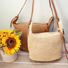 Women’s Straw Woven Crossbody Bag with Tassel for Beach, Vacation & Summer Outfits