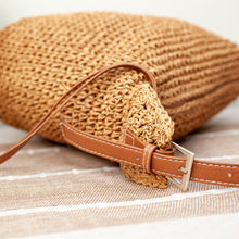 Women’s Straw Woven Crossbody Bag with Tassel for Beach, Vacation & Summer Outfits