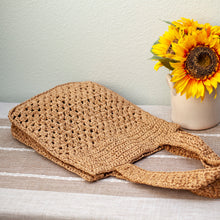Geflochtene Strohtasche für Damen für Strand, Urlaub & Sommer-Outfits