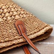 Women’s Straw Basket Tote Bag for Beach, Vacation & Summer Outfits