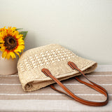 Women’s Straw Basket Tote Bag for Beach, Vacation & Summer Outfits