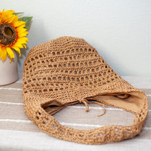 Geflochtene Damen-Strandtasche aus Stroh für Strand, Urlaub und Sommer-Outfits