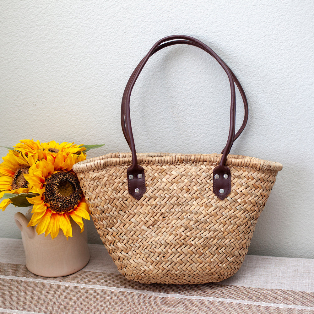 Women’s Straw Basket Beach Tote for Beach, Vacation & Summer Outfits