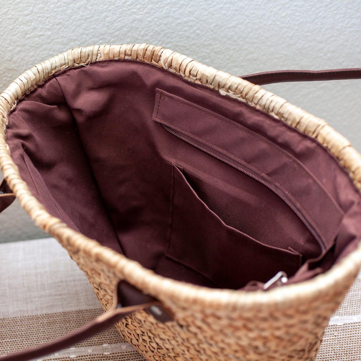 Women’s Straw Basket Beach Tote for Beach, Vacation & Summer Outfits