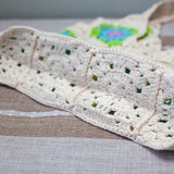 Women’s Artsy Knitted Granny Square Tote for Boho Everyday Style & Gifts