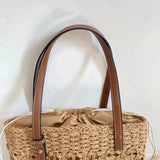 Women’s Straw Market Tote Bag for Beach, Vacation & Summer Outfits