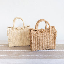 Damen Strand Stroh Gewebte Box Crossbody Tasche Umhängetasche für Strand, Urlaub & Sommeroutfits