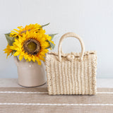 Women’s Beach Straw Woven Box Crossbody Bag Tote Bag for Beach, Vacation & Summer Outfits