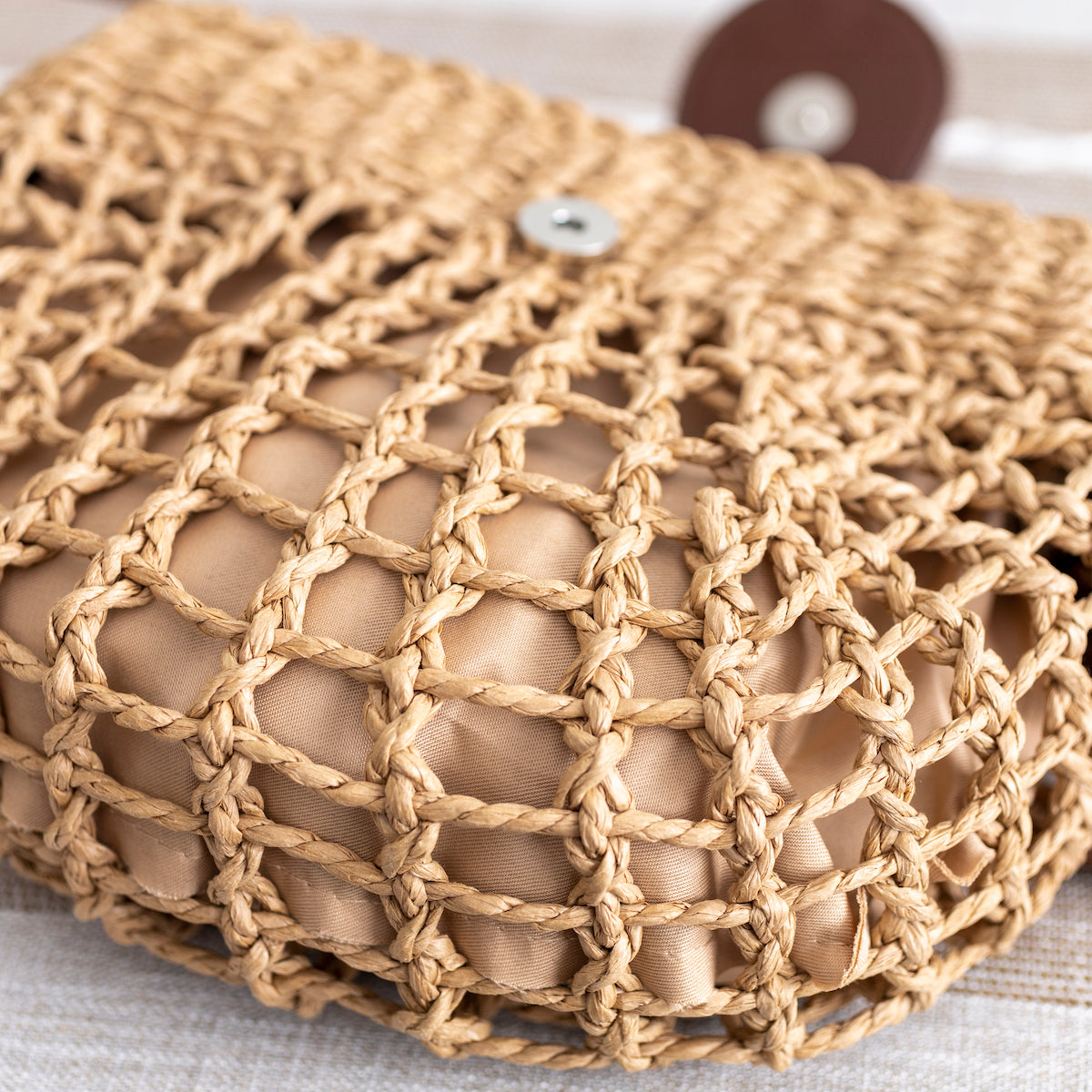 Women’s Summer Straw Half Moon Shoulder Bag Tote Bag for Beach, Vacation & Summer Outfits